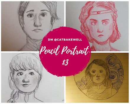Pencil Portrait - $3